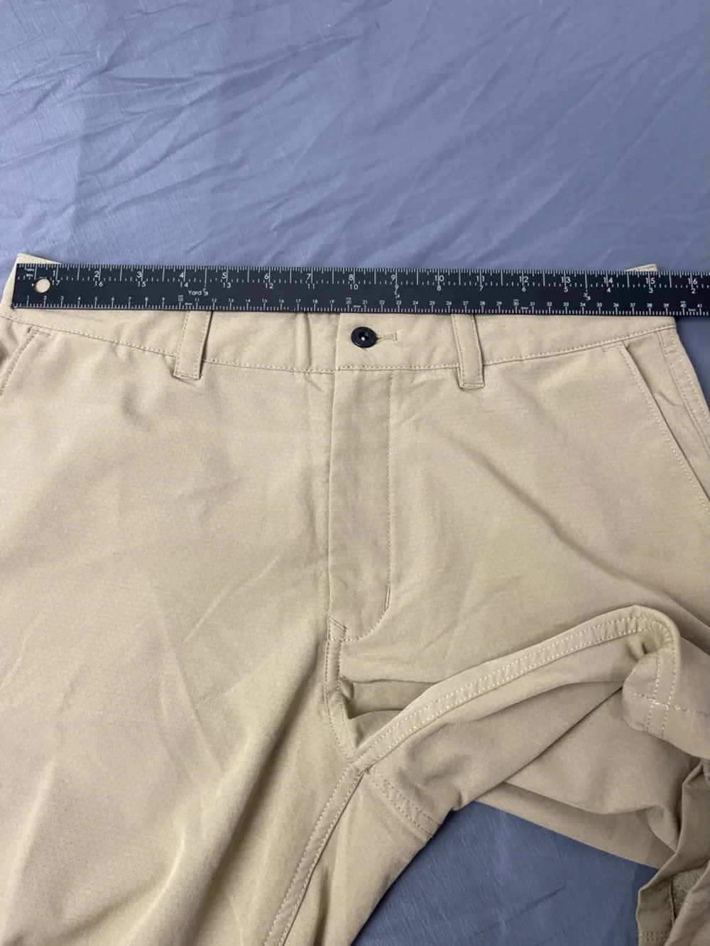 The North Face‎ FlashDry Tan Polyester Cargo Mens Hiking Short Size 30